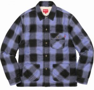Supreme チェックジャケット